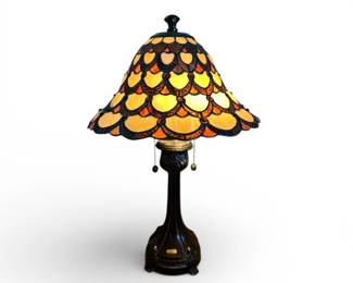 Dale Tiffany Stained Glass Table Lamp