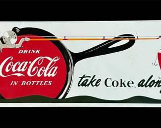 Vintage Any Rooney Coke Sign