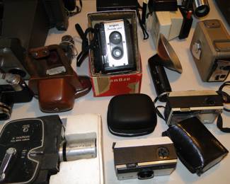 Lots of great vintage camera's