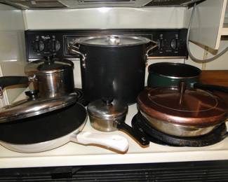 Of course we have a small selection of pots and pans