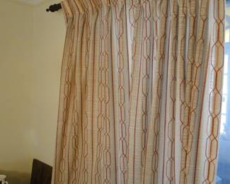 This drape set just sets the most proper tone for any Mid Century Modern home and decor