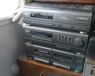 A stack of electronics