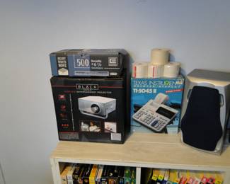 Small electronics so you can watch a movie while calculating your tax return