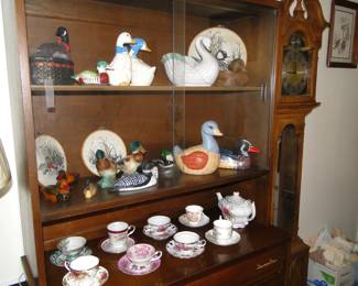 Apparently the ducks and the loon, along with the tea cups have found a new place to hang out as well