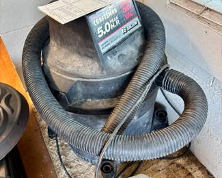 Dusty Shopvac.  Means it works well. 