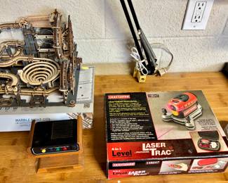 Toy of the week.  Mouse World on left.  Hours of fun watching ball bearings at the amusement park.