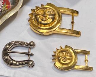 Barry Keiselstein Cord Sterling Belt Buckles