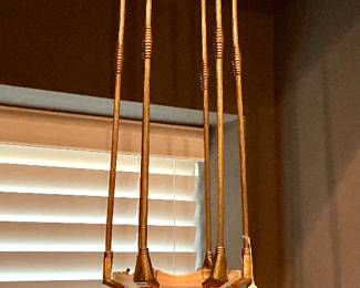 Hard to find, authentic Antique Art Deco pendant ceiling light. 