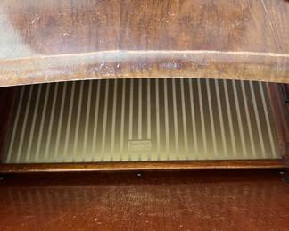 Beautility Art Deco 1930's-1940's Walnut Cocktail or Dry Bar Cabinet