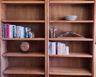 Bookcase x 2 w Adjustable Shelves