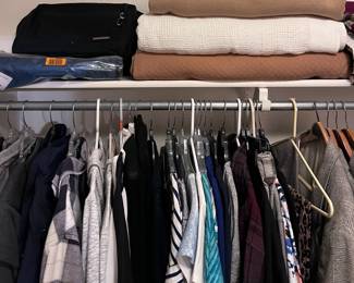 Men's Clothing, Blankets, etc