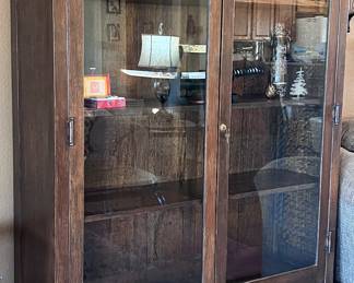 Oversized Glass Front Bookcase/Display Cabinet 
