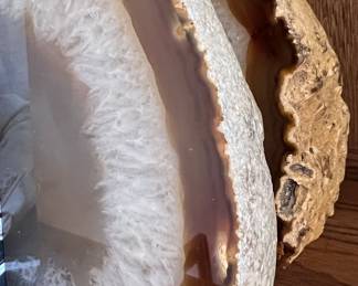 Polished Agate Bookends 