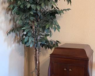 Faux Tree, Victrola (Cabinet Only)