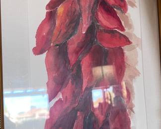 Orig Art by Lorena Reeves Chili Peppers