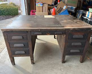 Antique Partners Desk-From Post Office
