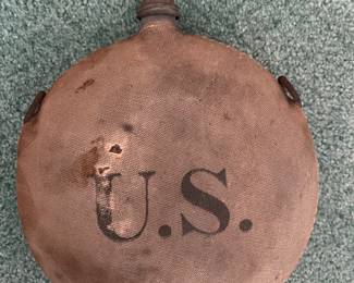 ANTIQUE CANTEEN, SPANAM, INDIAN WARS, U.S. ARMY, M1878 