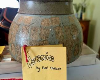 Pottery by Local artist Karl Stelzer