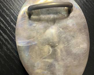 Vintage Navajo Silver Shadowbox Turquoise & Coral Belt Buckle