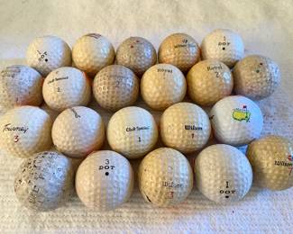 Antique golf balls