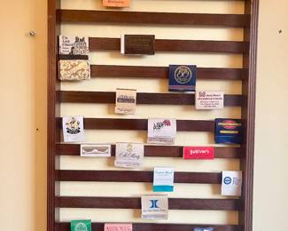 Matchbook display rack