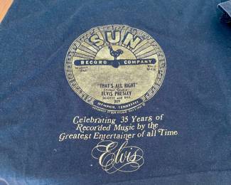 Vintage Elvis Sun records anniversary shirt