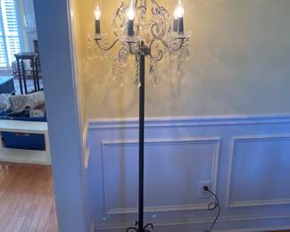 Gorgeous chandelier floor lamp