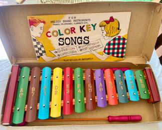 Vintage xylophone with original box