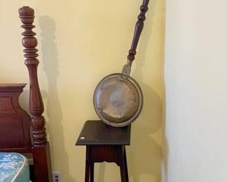 Antique bed warmer