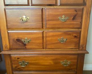 Chest of drawers, king headboard and dresser 