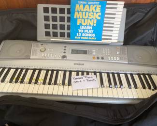 Yamaha Electric Piano, stand and bench
