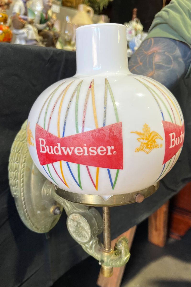 Budweiser 1950s wall sconce light