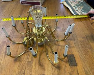 Smallest chandelier - crystal - all matching 