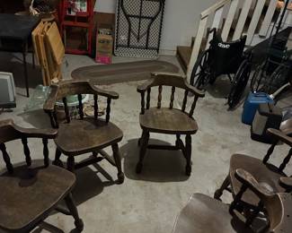 Vintage kitchen chairs (4)