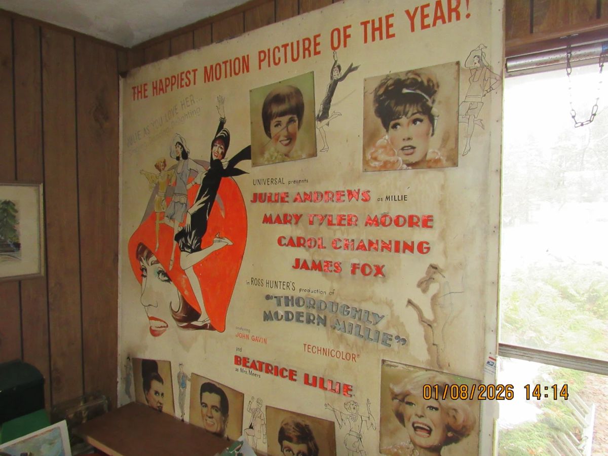 movie sign wood hand made