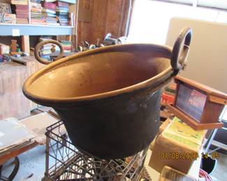 copper with cast handles