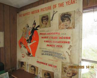 movie sign wood hand made