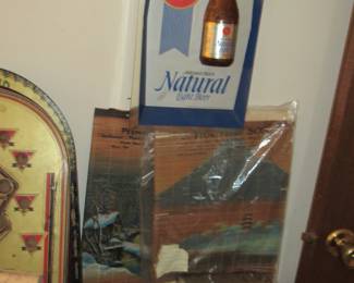 one of the beer signs