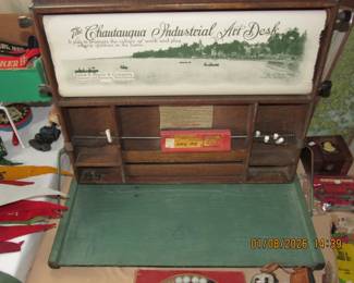 very early home school desk RARE