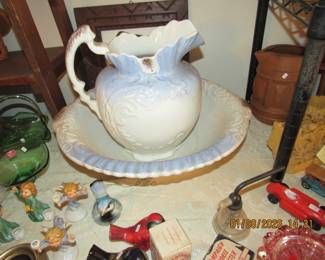 pitcher and bowl