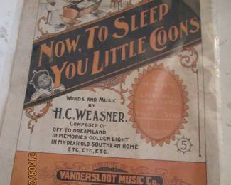 some of the sheet music