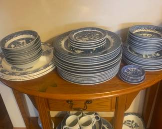 Blue Willow by Churchill and by Johnson Borthers, England.