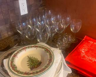 Christopher Radko, Crystal Stemware.