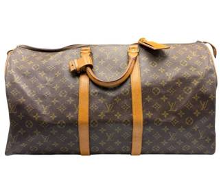 Louis Vuitton Monogram Canvas Keepall Travel Bag