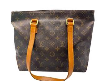 Louis Vuitton Monogram Canvas Cabas Piano Shoulder Tote Bag
