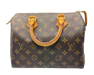 Louis Vuitton Monogram Canvas Speedy 25 Handbag