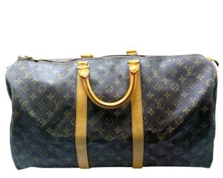 Louis Vuitton Monogram Canvas Keepall Travel Bag w/ Box