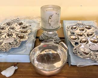 Arthur Court egg platters