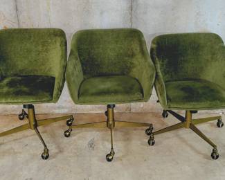 Zarek Mid Century Modern Style Upholstered office chairs