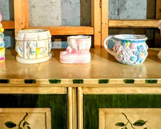 Mid-Century Vases for celebrating a newborn!